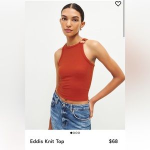 Reformation Eddis Knit Top